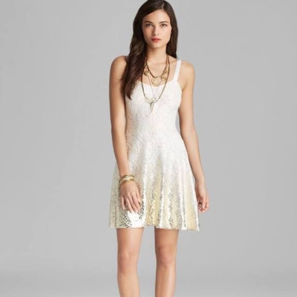 Ombré dress with straps. Free People.